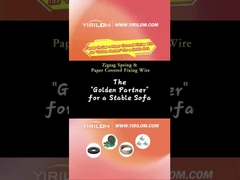 اثاثیه کارخانه 3.8mm مبل چرخدار تخت بهار سیم سیگ زگ بهار