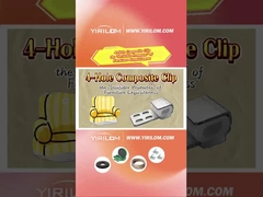 4 سوراخ طراحی مدرن زیگ زگ بهار مبل کلیپ فلزی پلاستیکی کامپوزیت برای مبل