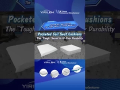 فنر پاکتی سفید دوقلو با کیفیت خوب برای مبل، محصول فنر پاکتی