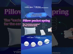 عرضه 1.0mm فولاد گالوانیزه 3 اینچ ارتفاع واحد بهار جیبی بهار جیبی برای بالش