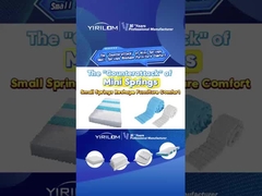 OEM ملکه اندازه شاه فولاد کویل تشک جیبی بهار با پارچه