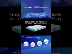 فلز با قدرت بالا در جیب بهار کویل ارتفاع 7 اینچ تشک بهار جیب