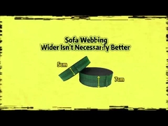 کیفیت خوب 50 میلی متری کمربند صندلی لاستیکی نوار خیاطی کمربند کاناپه